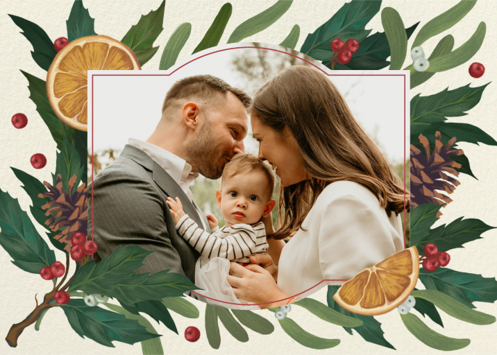 Pine and Photo - Greeting Card by Paperless Post