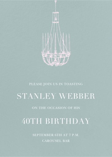 Gray Green - Birthday Invitation by Paperless Post
