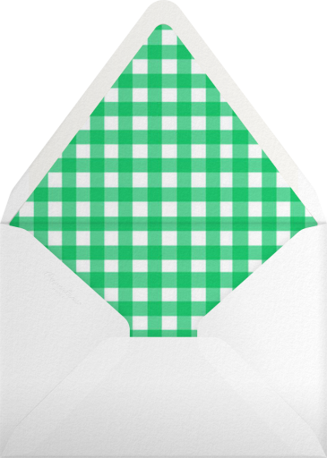 Gingham - Paperless Post Envelope