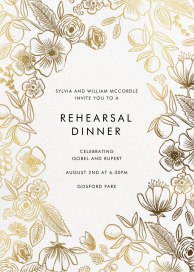 Colette Gold - Rehearsal Dinner Invitation by Rifle Paper Co.