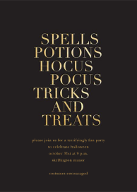 Hocus Pocus by Sugar Paper