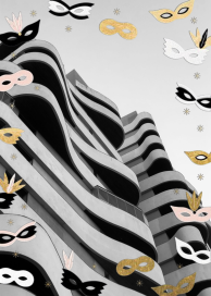 Masquerade (Foto) - Invitación comercial de Paperless Post