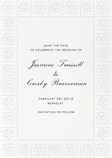 Impressed Flowers by Paperless Post