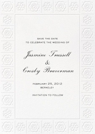 Impressed Flowers by Paperless Post