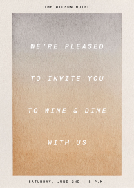 Soft Wash - Party Invitation by Kelly Wearstler