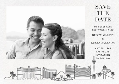 Foto: Stadtansicht von Las Vegas – „Save the Date“
