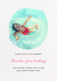 Painted Circle by Paperless Post