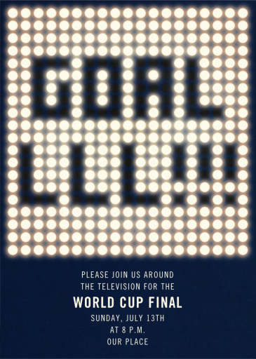 GOALLL!!! - Sports Invitation by Paperless Post