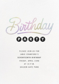 Galaxy Birthday - Birthday Invitation by Paperless Post