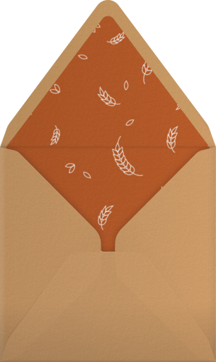 Burnt Caramel (Square) - Paperless Post Envelope