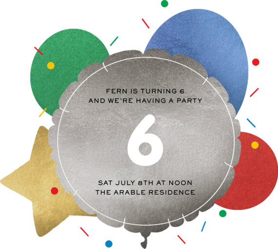 Blown Away - Birthday Invitation by Paperless Post