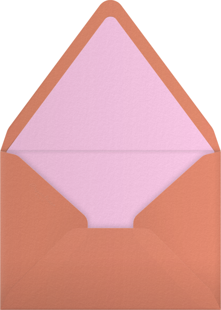 Recitativo - Carob - Dinner Party Invitation - Venamour - Envelope