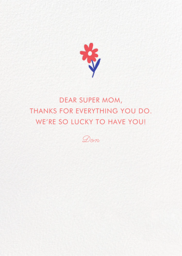 Picked a Winner - Greeting Card by Hello!Lucky - Back