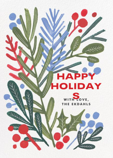 Winter Greens by Paperless Post