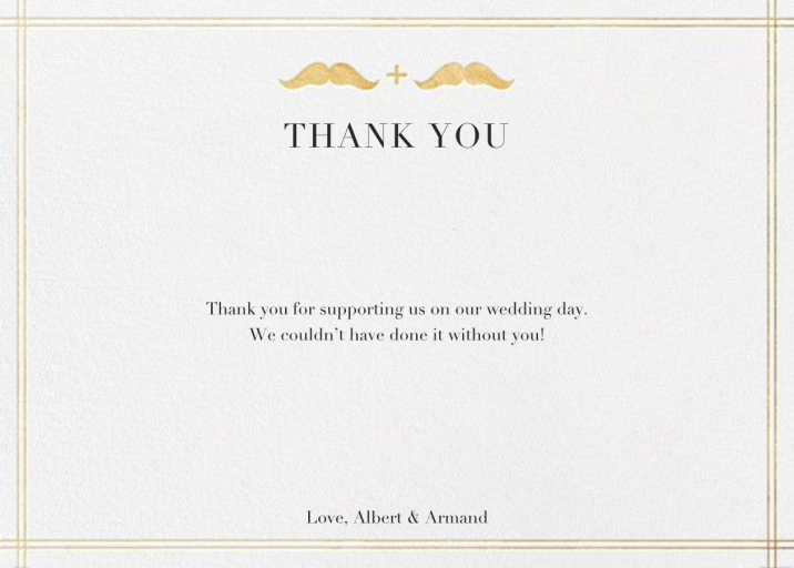 Lips and Stache (Wedding Stationery) by Jonathan Adler
