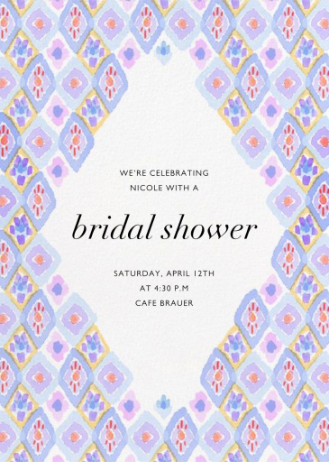 Ikat Diamond - Invitation by Paperless Post