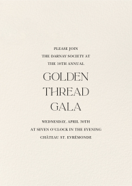 Cream - Gala Invitation by Paperless Post