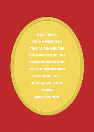 Lucky Cat - Thank You Card by Paperless Post - Back