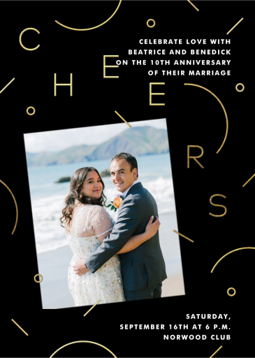 Geometric Cheers - Celebration Invitation by Paperless Post