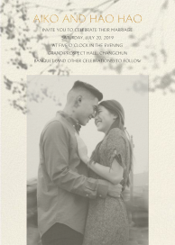 Gentle Shadow - Wedding Invitation by Paperless Post