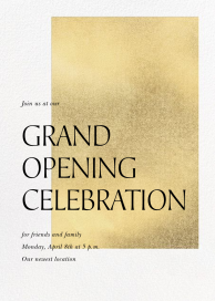 Modern Gold - Launch Party Invitation by Paperless Post