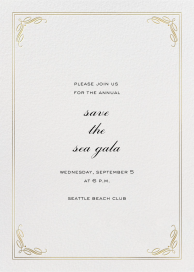 Regency Tall - Gala Invitation by Paperless Post