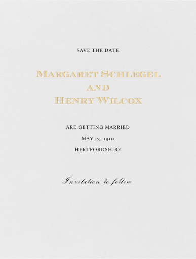 Pearl White Plain (Save The Date) by Crane & Co.