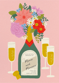 Shower Flowers - Bachelorette Party Invitation by Paperless Post