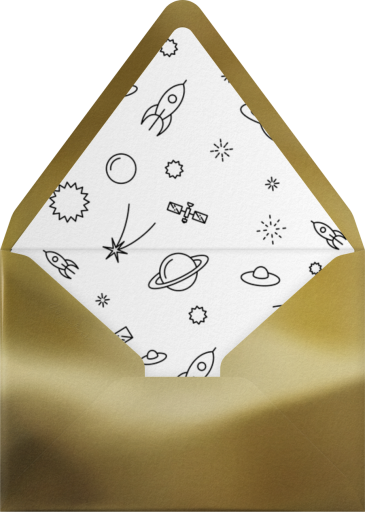 Beam Me Up Shottie - Paperless Post Envelope