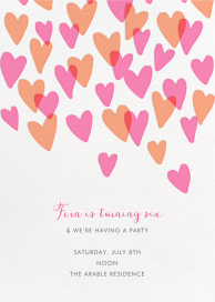Hearts a Flutter - Birthday Invitation by Hello!Lucky