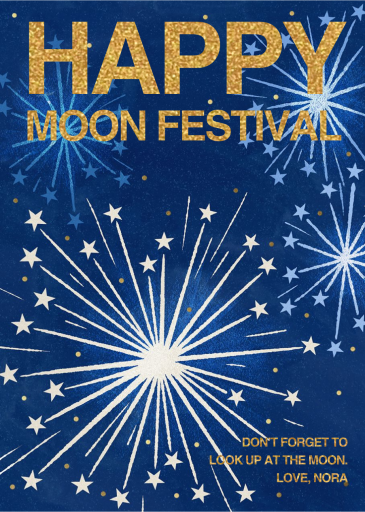 Big Bang - Mid-Autumn Festival Card by Paperless Post