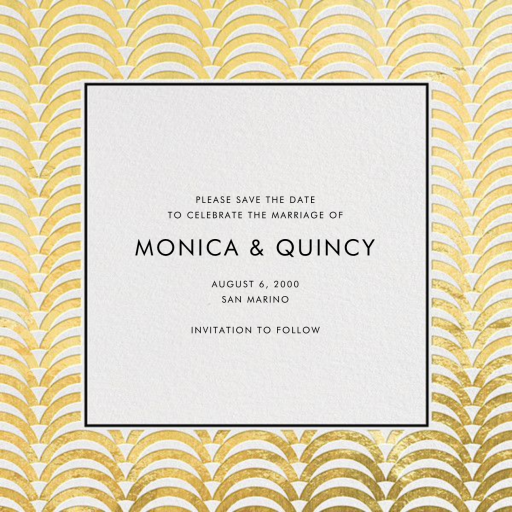 Arches - Save the Date by Jonathan Adler