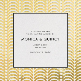 Arches - Save the Date by Jonathan Adler