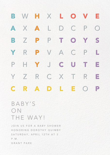 Terms of Endearment - Baby Shower Invitation by Paperless Post