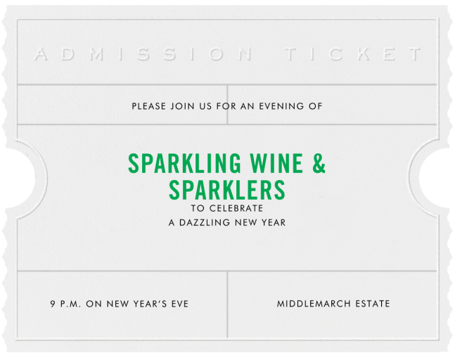 Golden Ticket by Paperless Post