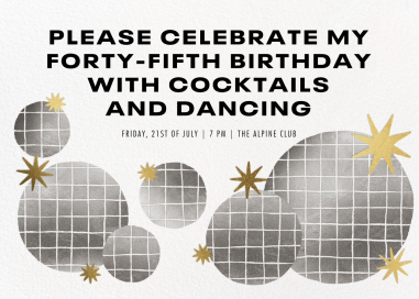 Disco Time by Paperless Post