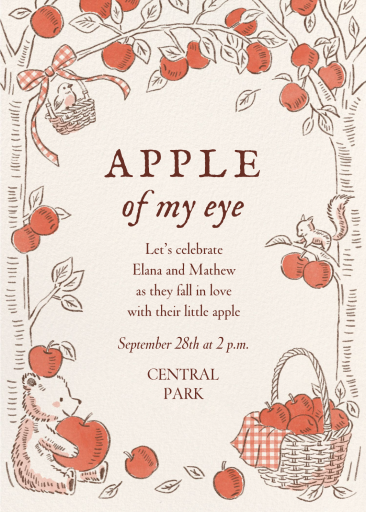 Apple Branches - Baby Shower Invitation by Paperless Post