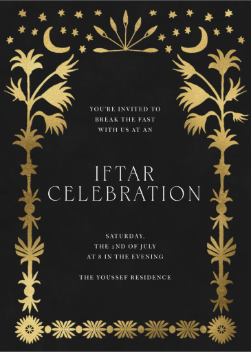 Golden Oasis - Ramadan Card by Jungalow