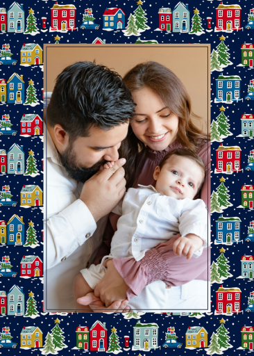Holiday Homes (Double-Sided) - Holiday Card by Liberty