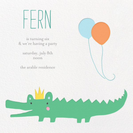 Alligator Birthday Bash by Little Cube