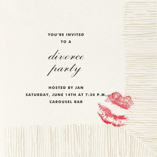 Cocktail Napkin - Celebration Invitation by kate spade new york