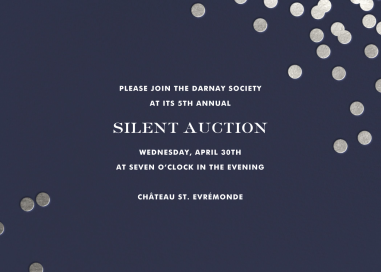 Confetti kate spade new york - Fundraiser Invitation by kate spade new york