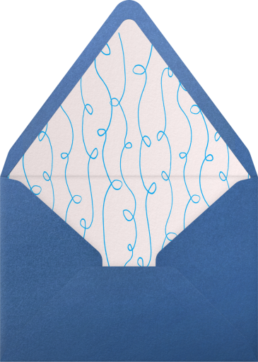 Something Blue Flowers - Pulp Templates Co. Envelope