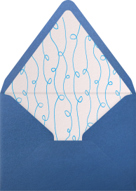 Something Blue Flowers - Pulp Templates Co. Envelope