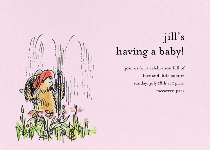 Garden Shower by Paddington Bear