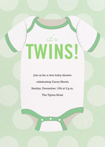 Baby Onesie - Baby Shower Invitation by Paper Source