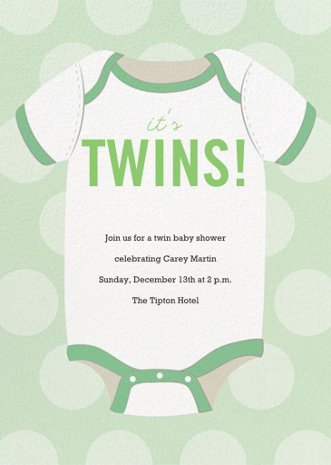 Baby Onesie - Baby Shower Invitation by Paper Source