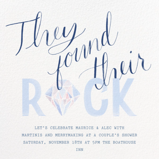 Found It - Bridal Shower Invitation by Paperless Post