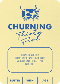 «Butter Birthday» de Paperless Post