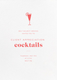 Ivory Plain - Cocktail Party Invitation by Paperless Post